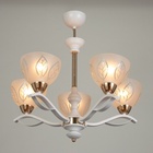 Светильник потолочный BayerLux «Беалин», 5хЕ27, 40 Вт, белый, 54×54×56 см - фото 3837061