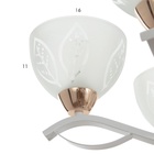 Светильник потолочный BayerLux «Беалин», 5хЕ27, 40 Вт, белый, 54×54×56 см - фото 3837064