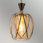 Светильник BayerLux "Лоэрин" Е27 40Вт золото 18х18х80 см - фото 22143256