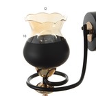 Бра «Лира» Е27 40 Вт черный 25×18×35 см - фото 3837158