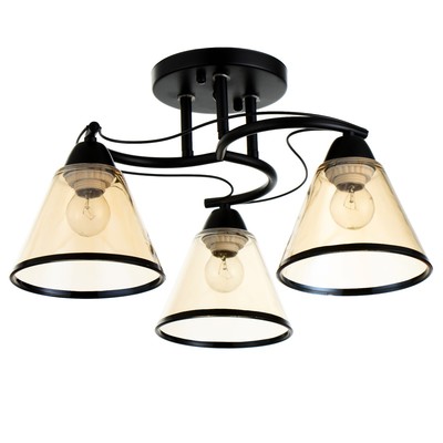 Люстра «Эдотт» 3хЕ27 40 Вт черный 43×43×25 см BayerLux