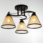 Люстра «Эдотт» 3хЕ27 40 Вт черный 43×43×25 см BayerLux - Фото 2