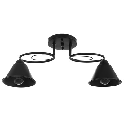 Люстра «Эдмас» 2хЕ27 40 Вт черный 58×15×22 см BayerLux