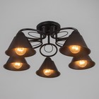 Люстра «Эдмас» 5хЕ27 40 Вт черный 60×60×22 см BayerLux - Фото 2