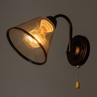 Бра "Эдотт" Е27 40Вт черный - фото 46194786