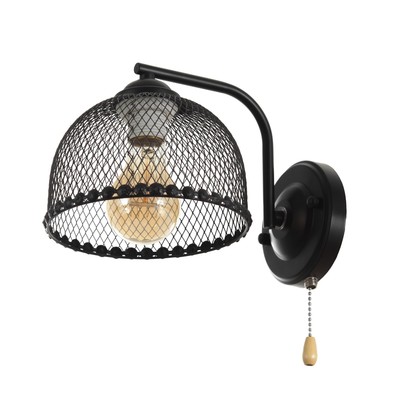 Бра «Лаймин» Е27 40 Вт черный