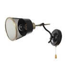 Бра "Мейтон" 1хЕ27 40Вт черный 9215104