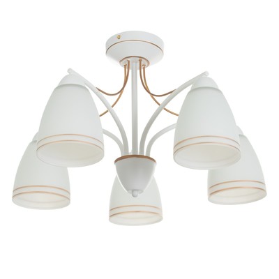 Люстра «Фрэнликс» 5хЕ27 40 Вт белый 54×54×30 см BayerLux