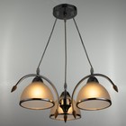 Светильник "Киан" 3хЕ27 40Вт серебро 51х51х60 см BayerLux - фото 24246535