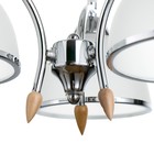 Светильник "Киан" 3хЕ27 40Вт серебро 51х51х60 см BayerLux - фото 24246537