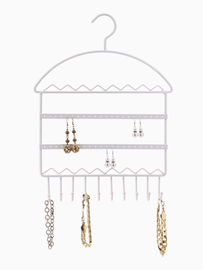 Органайзер для украшений «QF. Вешалка», 28×6.7×36 см, белый