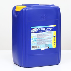 Жидкое средство для понижения уровня рН воды "ЭКВИ-минус", 25 кг