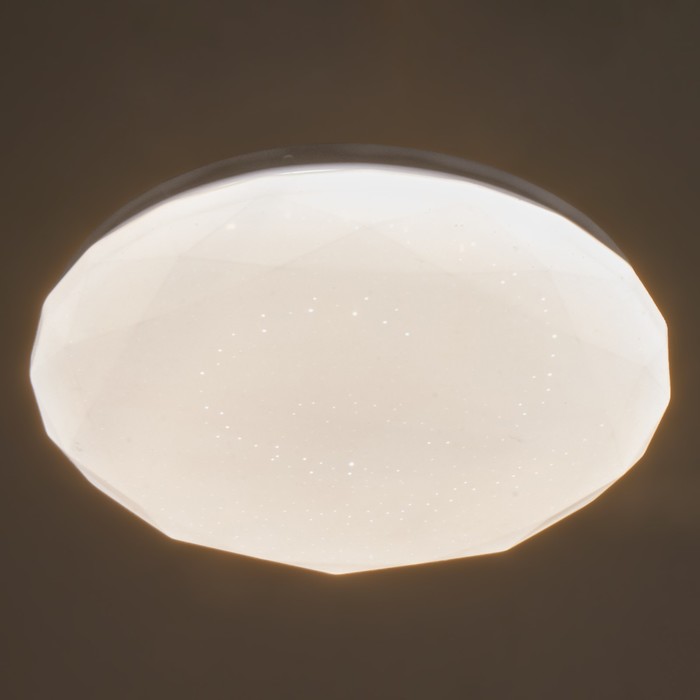 Светильник "Алмаз" LED 24Вт белый 27х27х4 см - фото 1884151822