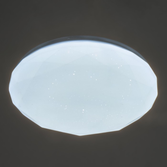 Светильник "Алмаз" LED 24Вт белый 27х27х4 см - фото 1906241551