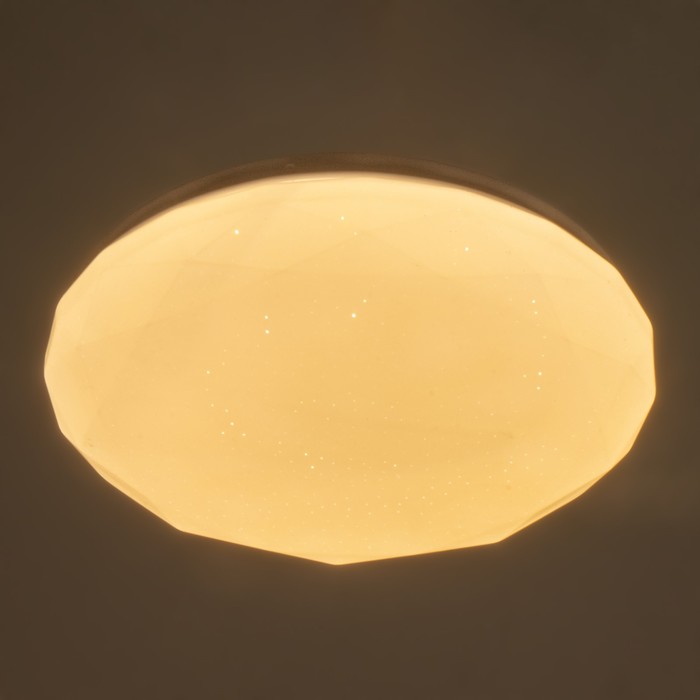Светильник "Алмаз" LED 24Вт белый 27х27х4 см - фото 1906241552