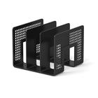 Лоток для бумаг ErichKrause, А4, вертикальный, 3 отделения, чёрный - Фото 5