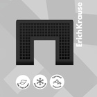 Лоток для бумаг ErichKrause, А4, вертикальный, 3 отделения, чёрный - Фото 4