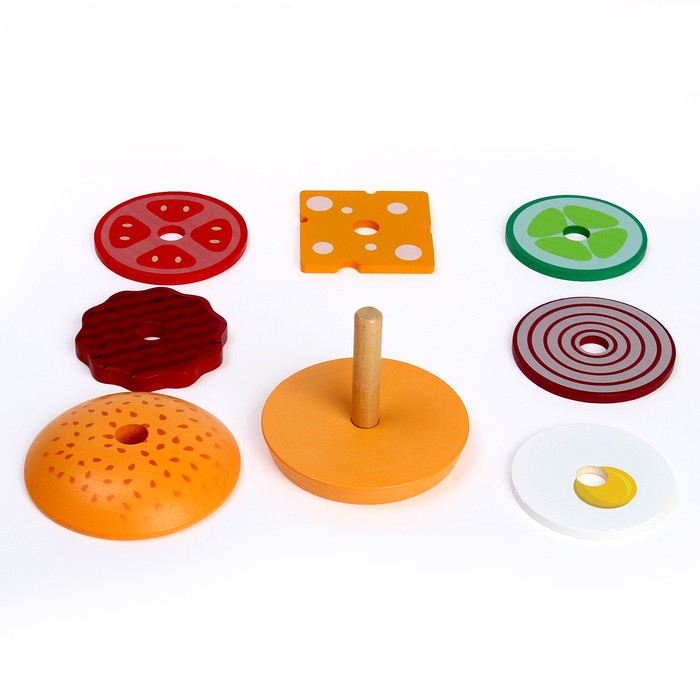 Детская игра «Приготовь бургер» 10 × 9,5 × 8,5 см 62076