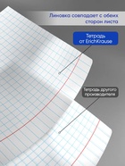 Тетрадь 12 листов в крупную клетку ErichKrause «Классика», обложка мелованный картон, зелёная - Фото 5