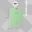 Тетрадь 12 листов в крупную клетку ErichKrause «Классика», обложка мелованный картон, зелёная - Фото 3