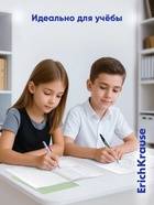 Тетрадь 12 листов в крупную клетку ErichKrause «Классика», обложка мелованный картон, зелёная - Фото 9