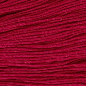 Нитки мулине, 8 ± 1 м, цвет розово-малиновый №326 (комплект 6 шт)