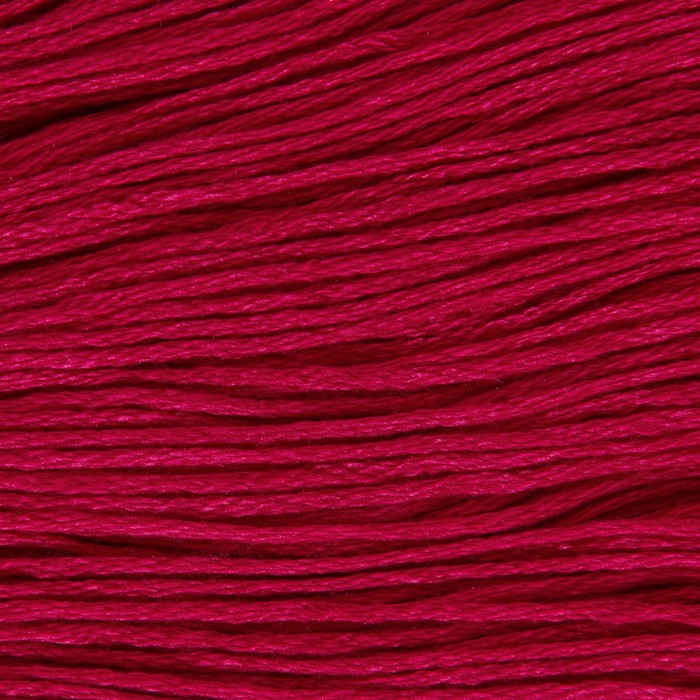 Нитки мулине, 8 ± 1 м, цвет розово-малиновый №326