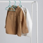 Плечики - вешалки для одежды Доляна «Звезда», 26.5×13.5 см, 6 шт., детские, голубые - Фото 6