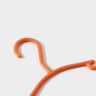 Плечики - вешалки для одежды Доляна, 26×15 см, 6 шт, детские, цвет оранжевый - Фото 3