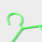 Плечики - вешалки для одежды Доляна, 26.5×14 см, 10 шт., детские, зелёные - Фото 3