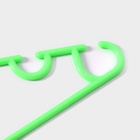 Плечики - вешалки для одежды Доляна, 26.5×14 см, 10 шт., детские, зелёные - Фото 4