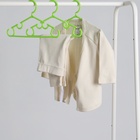 Плечики - вешалки для одежды Доляна, 26.5×14 см, 10 шт., детские, зелёные - Фото 5