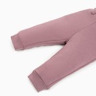 Костюм: толстовка и брюки Крошка Я Flower, рост 68-74 см, сиреневый 9455272 - фото 10406351