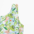 Купальник слитный для девочки, цвет зелёный, рост 116-122 см - фото 22144830