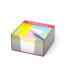 Блок бумаги для записей ErichKrause, 9 x 9 x 5 см, в пластиковом боксе, 80 г/м2, цветной - фото 9514572