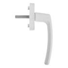 Ручка пластиковая, оконная, цвет белый - фото 24246574