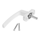 Ручка пластиковая, оконная, цвет белый - фото 24246575