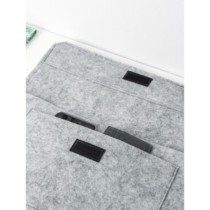 Чехол FETRI, диагональ 13", 35×25 см, цвет серый - фото 51309801