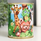 Копилка-банка металл "Зоопарк" - фото 22145133