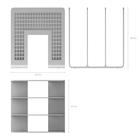 Лоток-сортер для бумаг вертикальный, 3 отделения, ErichKrause, серый - Фото 3