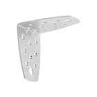 Уголок крепёжный 70х70х55х2.0 усил.цинк, сзенковкой шт. 50 шт. - фото 22145192