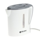 Чайник электрический GELBERK GL-465, пластик, 0.5 л, 500 Вт, бело-серый - фото 9597289