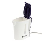 Чайник электрический GELBERK GL-466, пластик, 0.5 л, 500 Вт, бело-фиолетовый - Фото 5