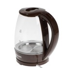 Чайник электрический GELBERK GL-470, стекло, 1.8 л, 2000 Вт, коричневый - фото 51338919 Чайник электрический GELBERK GL-470, стекло, 1.8 л, 2000 Вт, коричневый - фото 51338919