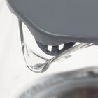 Чайник электрический GELBERK GL-473, стекло, 1.8 л, 2000 Вт, серый - Фото 4