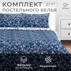 Постельное бельё Этель дуэт "Эдельвейс" 150х215см-2 шт, 225х240см, 50х70±3 см-2 шт, новосатин 9490289 - фото 11928850