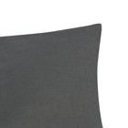 Наволочка Этель 50х70см, цвет серый, 100% хлопок, поплин, 125 г/м2 - Фото 2