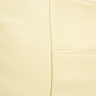Сумка-шопер "Саломея" на молнии, 2 наружных кармана, цвет жёлтый - Фото 4
