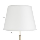 Торшер напольный BayerLux «Курс», 1×40 Вт, Е27, античная бронза, 41×41×148 см - Фото 5