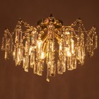 Люстра "Эмилия" 5х40Вт Е14 античная бронза 49х49х33см 9568047